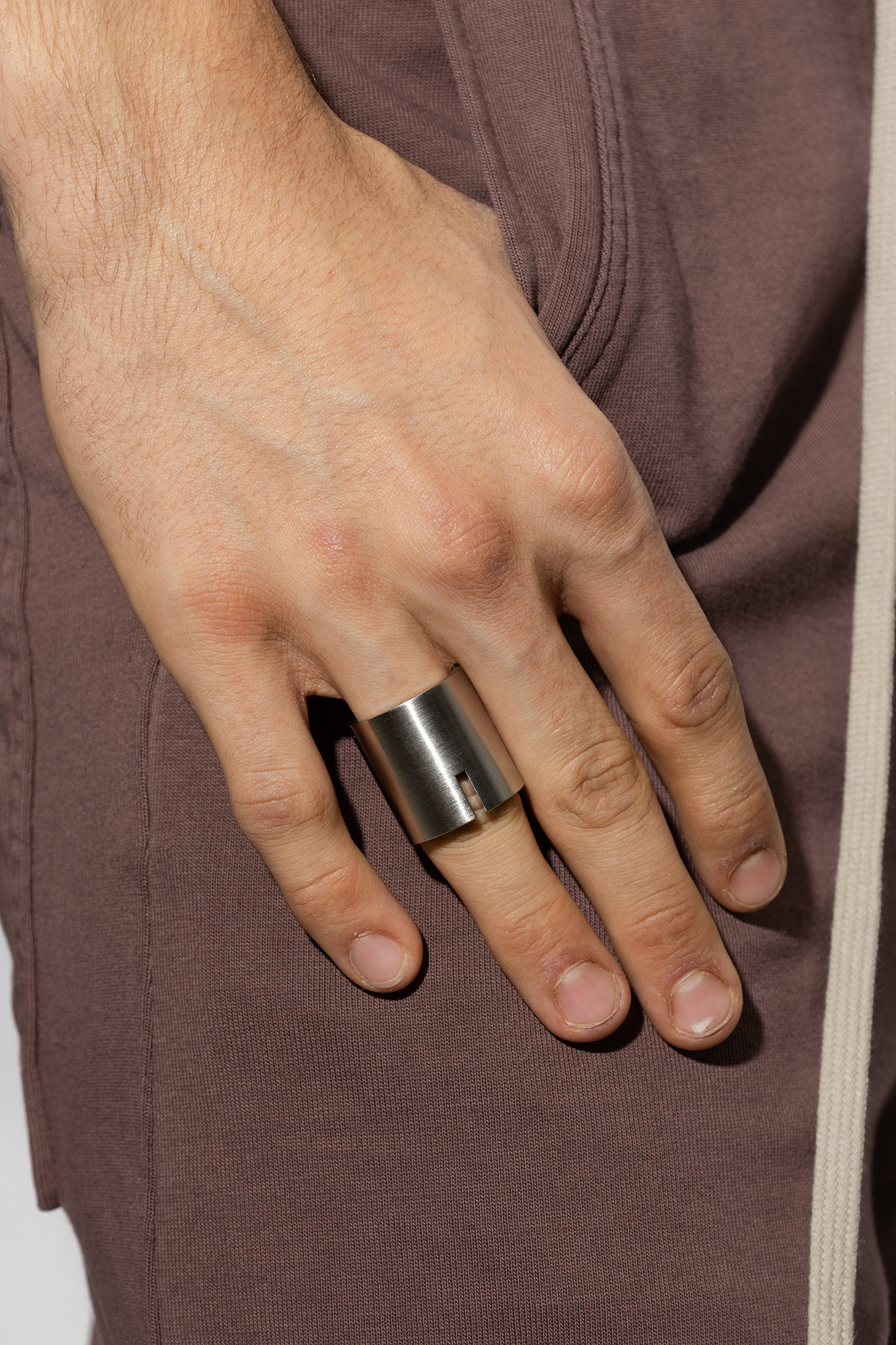 Silver Brass ring Rick Owens Vitkac Italy